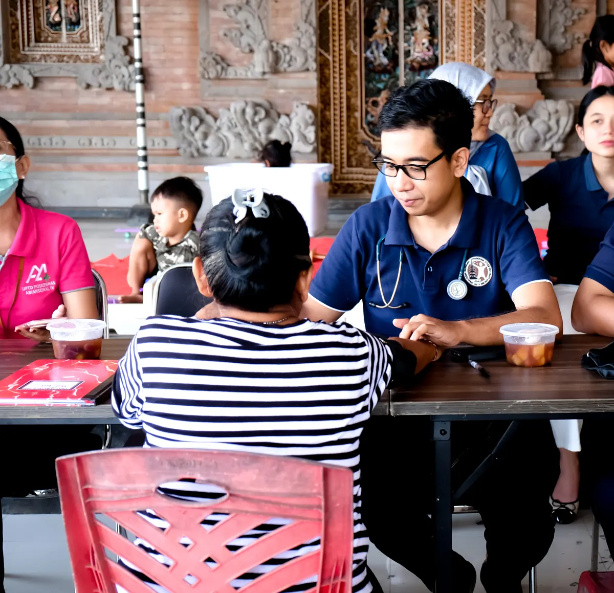 Routinely contributing to health services